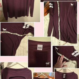 Victoria's Secret Purple Long Sleeve Tee